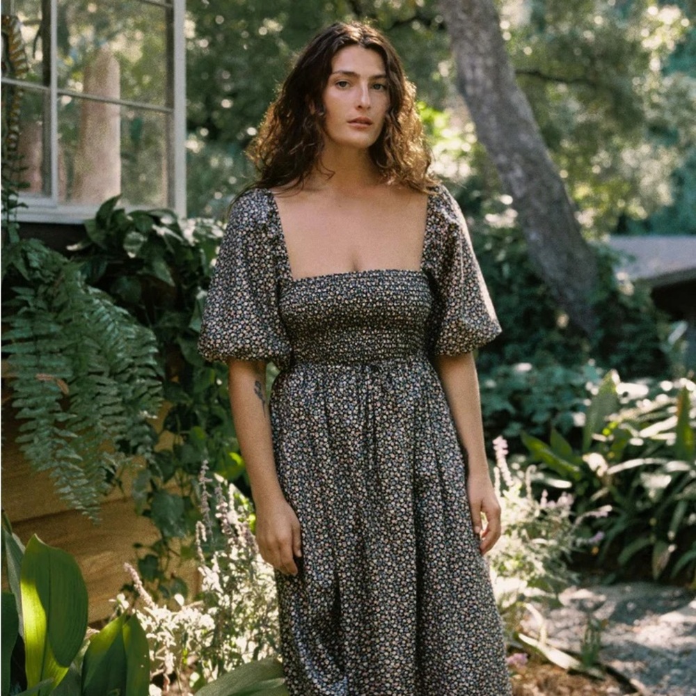 Christy Dawn Katrina Dress in Noir Harvest